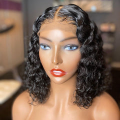 India 12" Curly Bob Wig